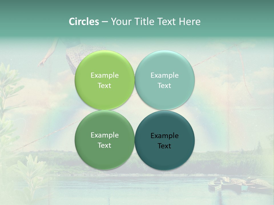 Moisture Cloudscape Clear PowerPoint Template