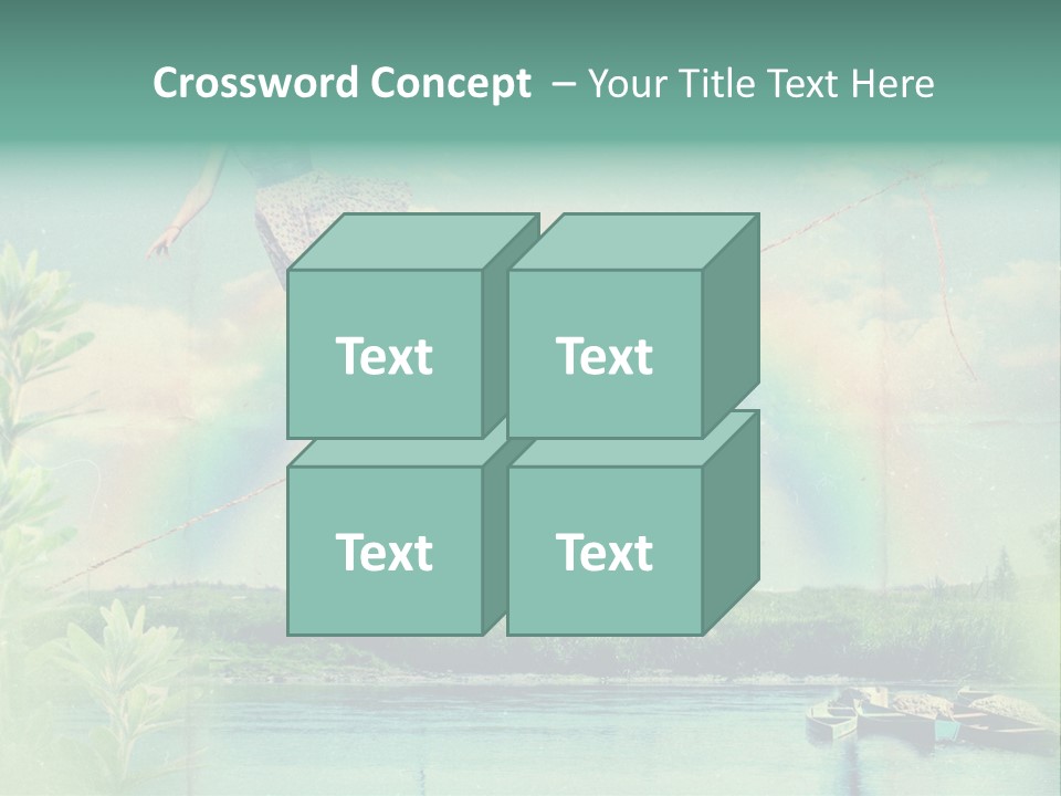 Moisture Cloudscape Clear PowerPoint Template