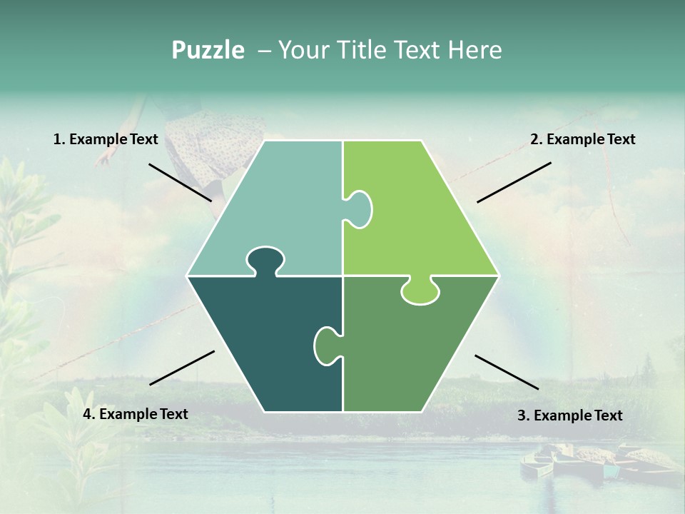 Moisture Cloudscape Clear PowerPoint Template