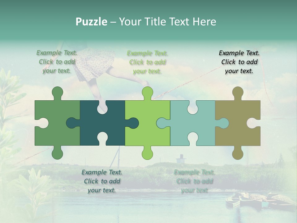 Moisture Cloudscape Clear PowerPoint Template