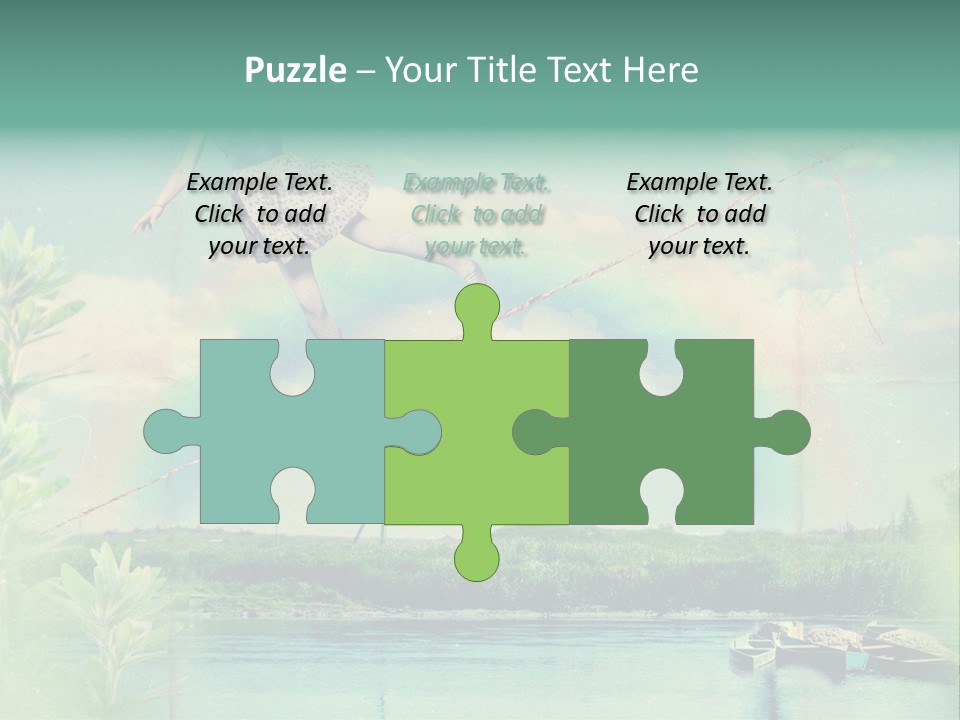 Moisture Cloudscape Clear PowerPoint Template