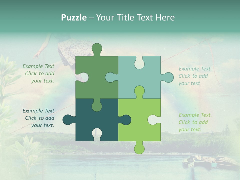 Moisture Cloudscape Clear PowerPoint Template