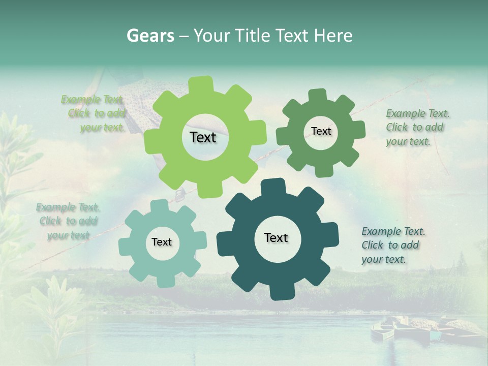 Moisture Cloudscape Clear PowerPoint Template