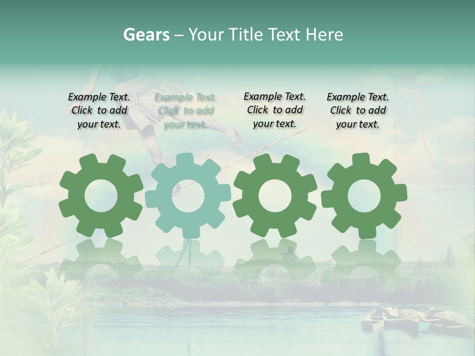 Moisture Cloudscape Clear PowerPoint Template