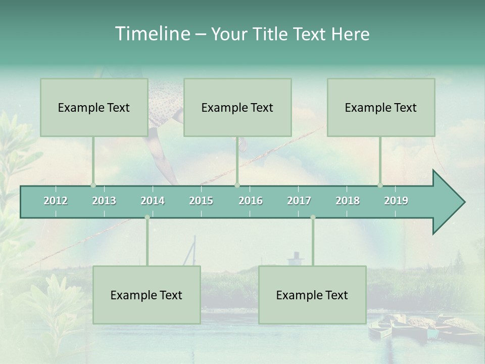 Moisture Cloudscape Clear PowerPoint Template