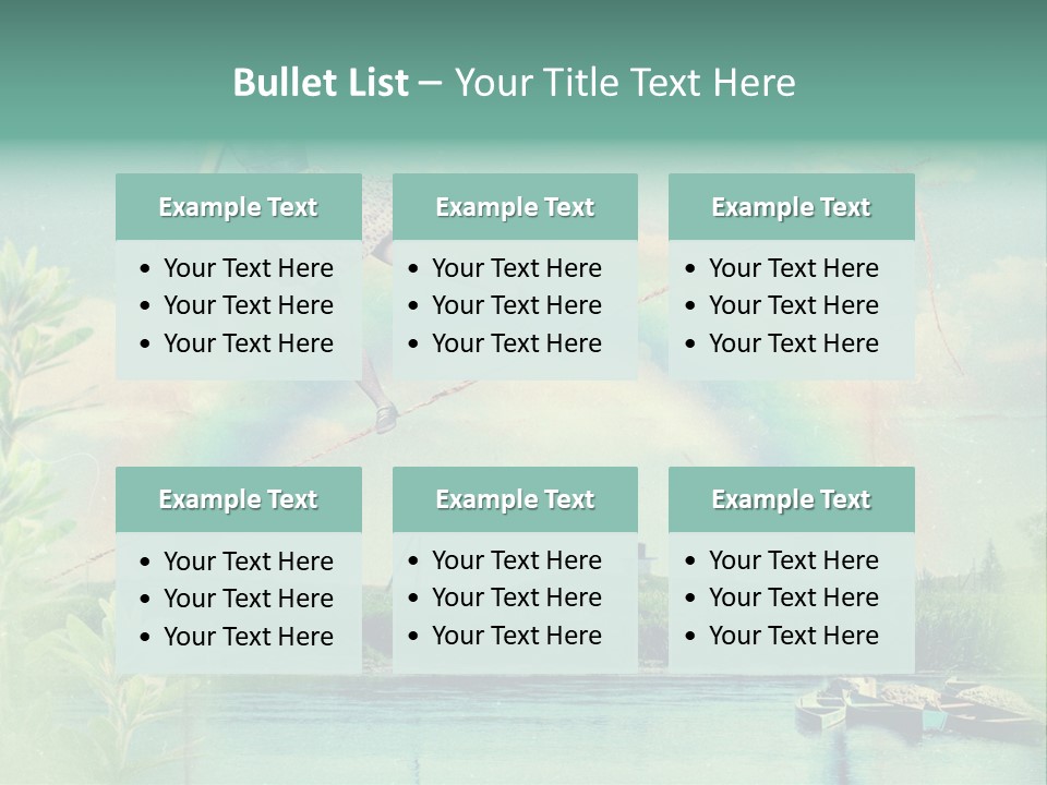 Moisture Cloudscape Clear PowerPoint Template