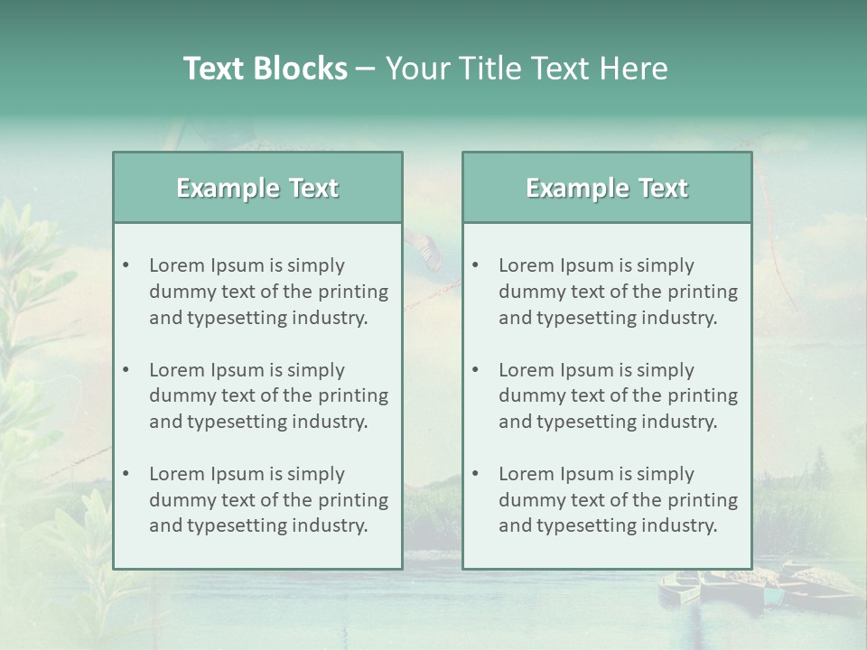 Moisture Cloudscape Clear PowerPoint Template