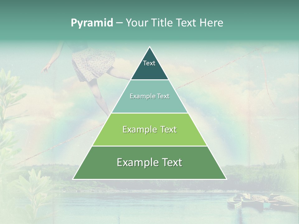 Moisture Cloudscape Clear PowerPoint Template