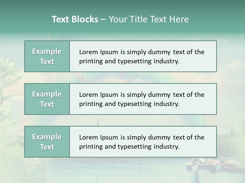 Moisture Cloudscape Clear PowerPoint Template