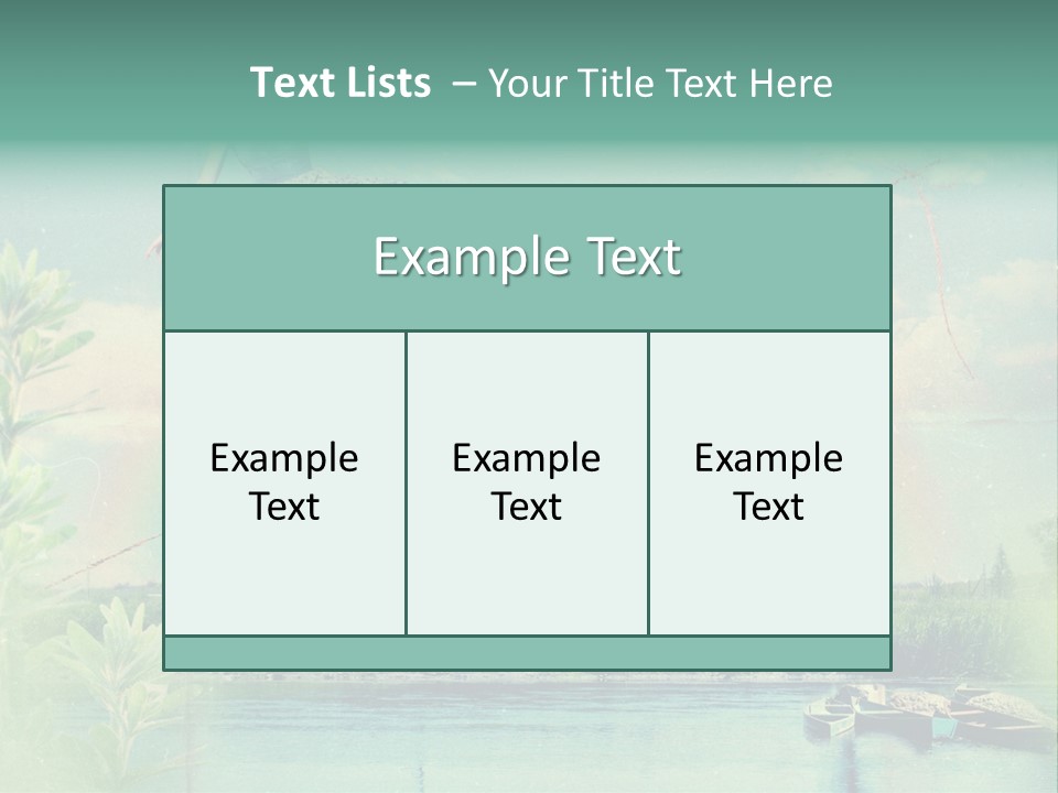 Moisture Cloudscape Clear PowerPoint Template