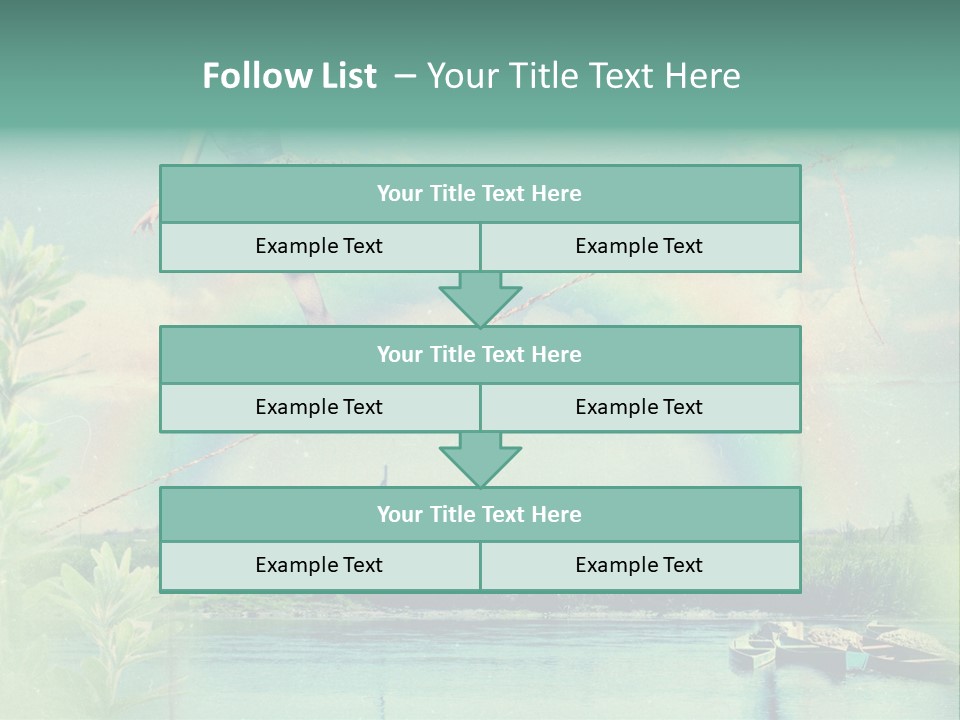 Moisture Cloudscape Clear PowerPoint Template
