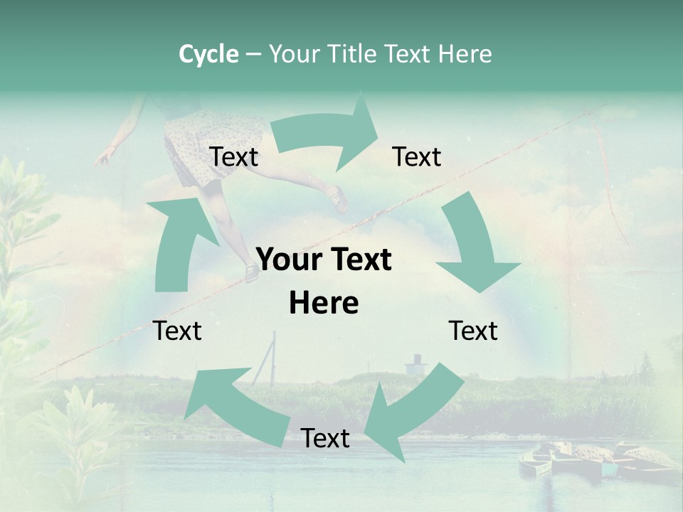 Moisture Cloudscape Clear PowerPoint Template