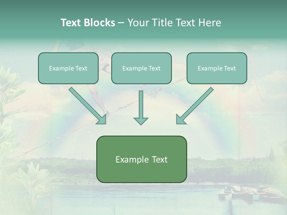 Moisture Cloudscape Clear PowerPoint Template