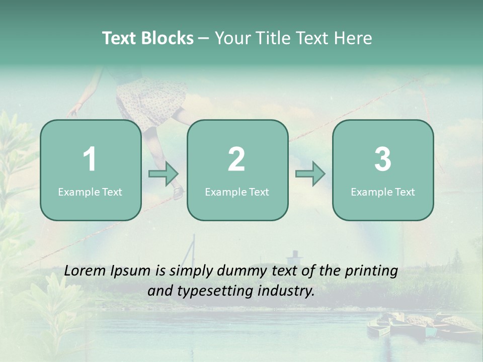 Moisture Cloudscape Clear PowerPoint Template