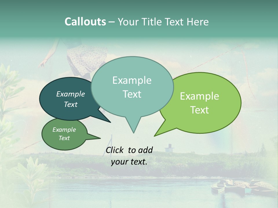 Moisture Cloudscape Clear PowerPoint Template