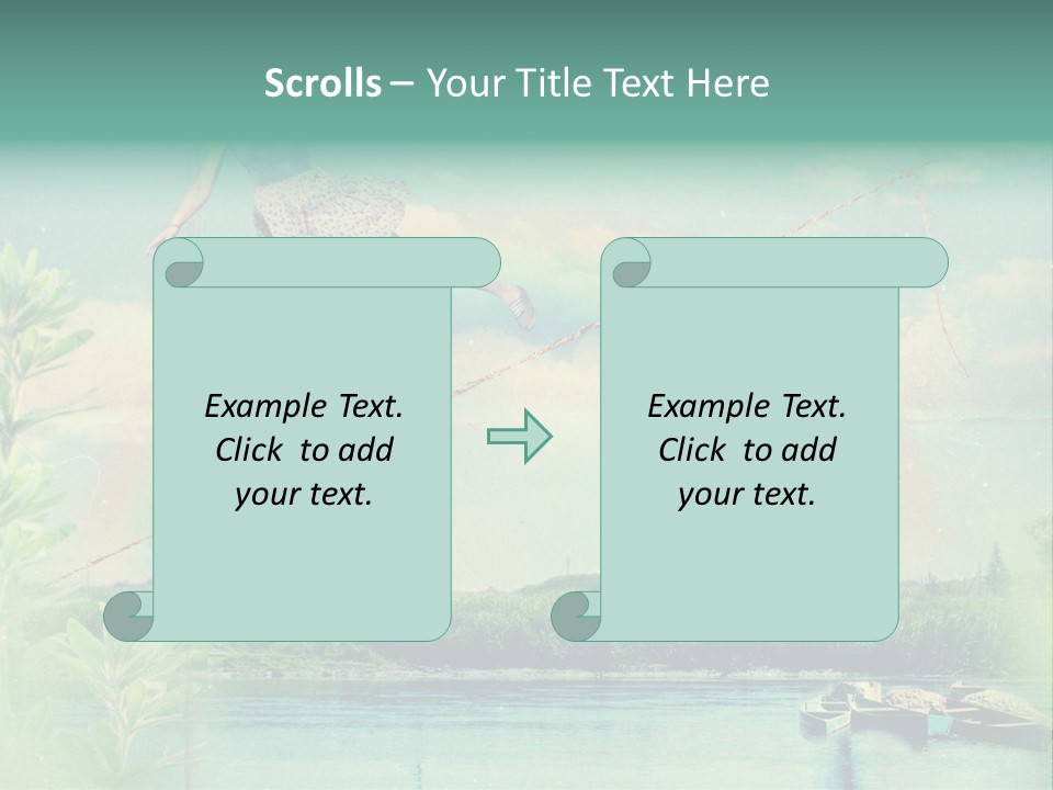 Moisture Cloudscape Clear PowerPoint Template
