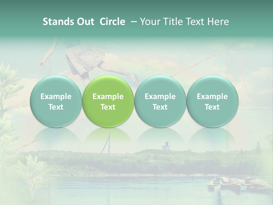 Moisture Cloudscape Clear PowerPoint Template