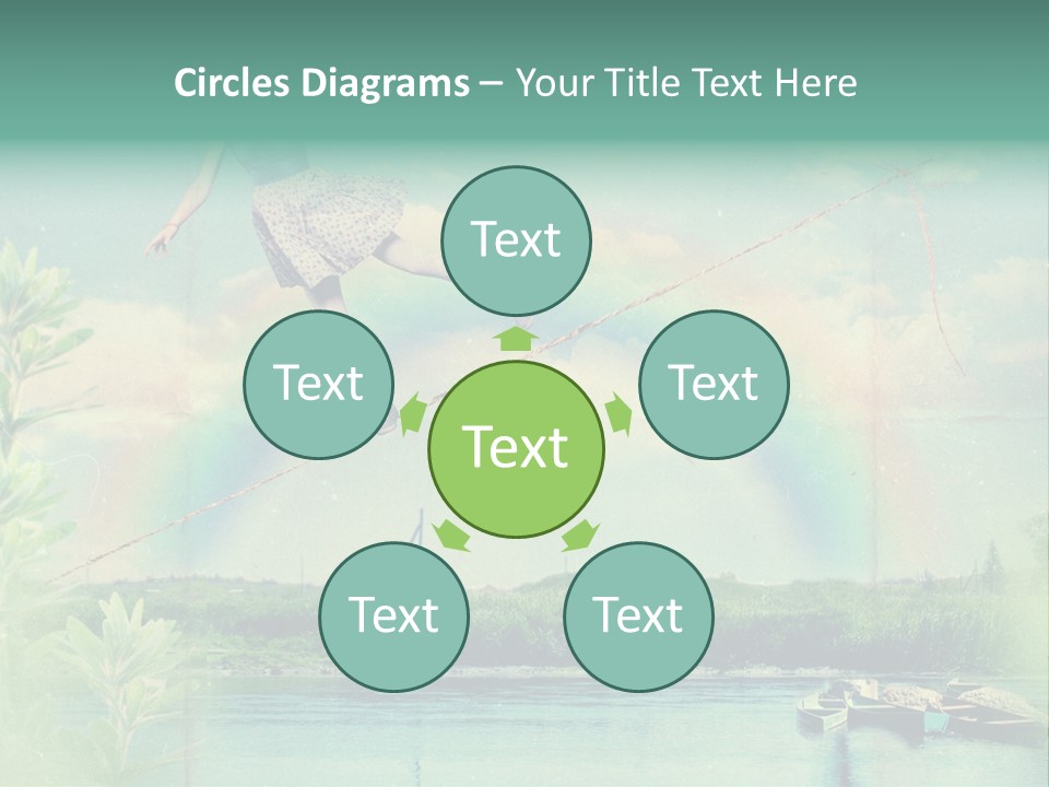 Moisture Cloudscape Clear PowerPoint Template