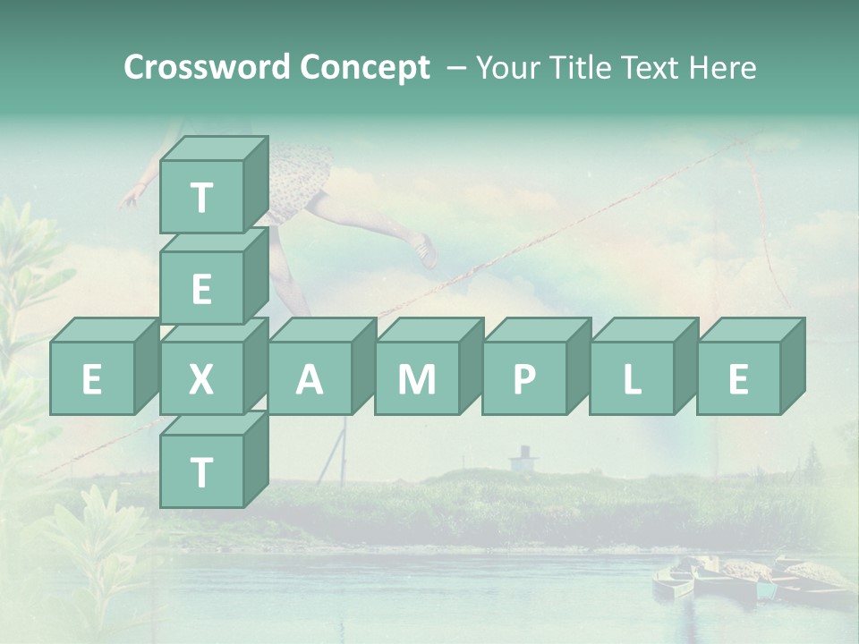 Moisture Cloudscape Clear PowerPoint Template