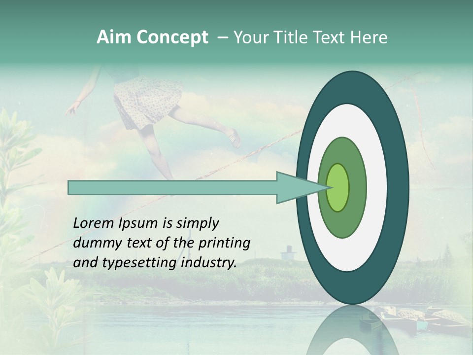 Moisture Cloudscape Clear PowerPoint Template