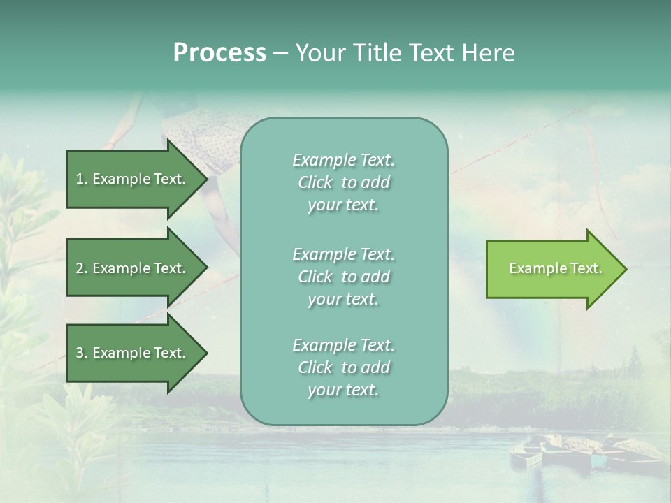 Moisture Cloudscape Clear PowerPoint Template