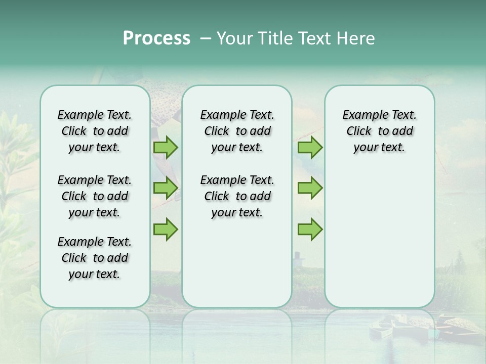Moisture Cloudscape Clear PowerPoint Template