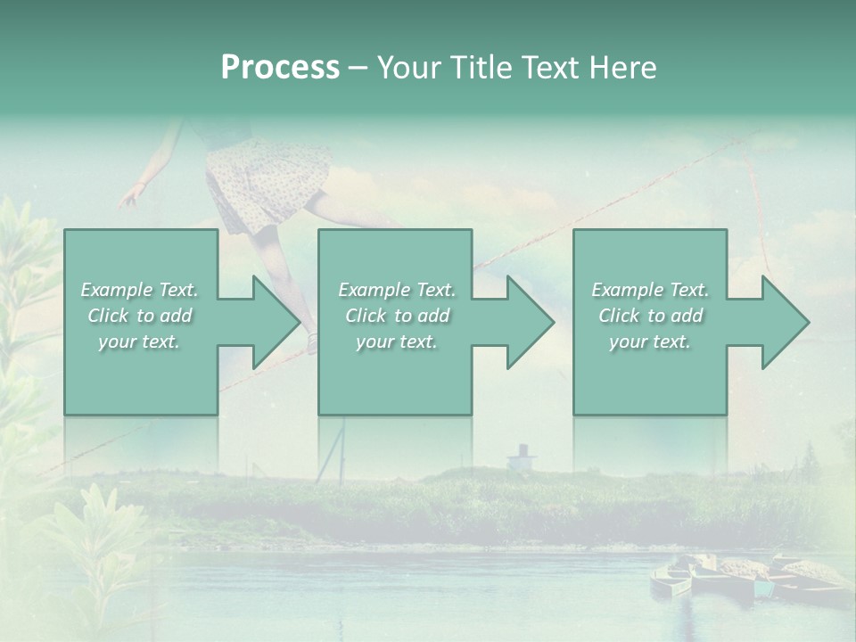 Moisture Cloudscape Clear PowerPoint Template