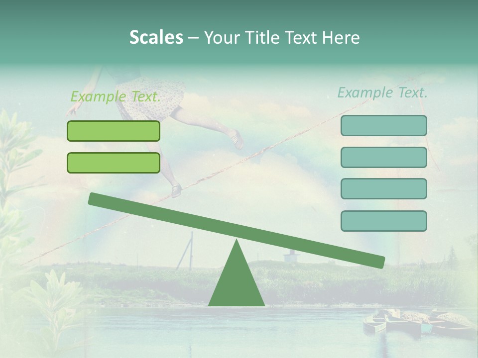 Moisture Cloudscape Clear PowerPoint Template