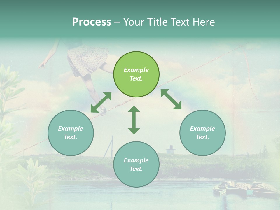 Moisture Cloudscape Clear PowerPoint Template