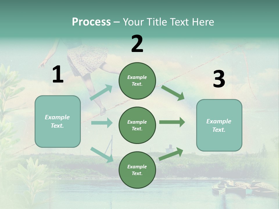 Moisture Cloudscape Clear PowerPoint Template