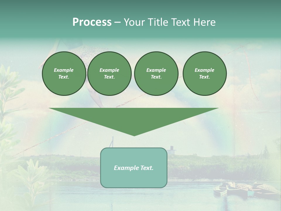 Moisture Cloudscape Clear PowerPoint Template