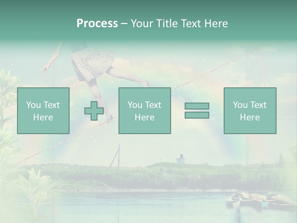 Moisture Cloudscape Clear PowerPoint Template
