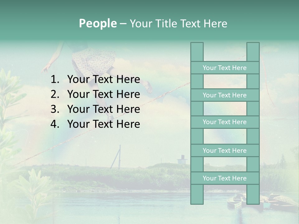 Moisture Cloudscape Clear PowerPoint Template