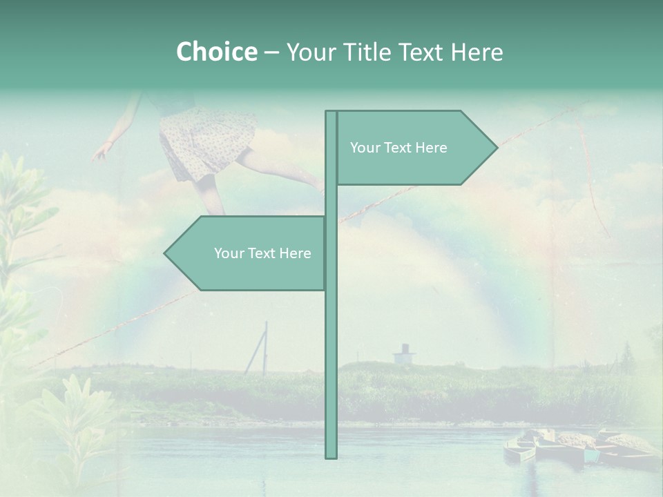 Moisture Cloudscape Clear PowerPoint Template