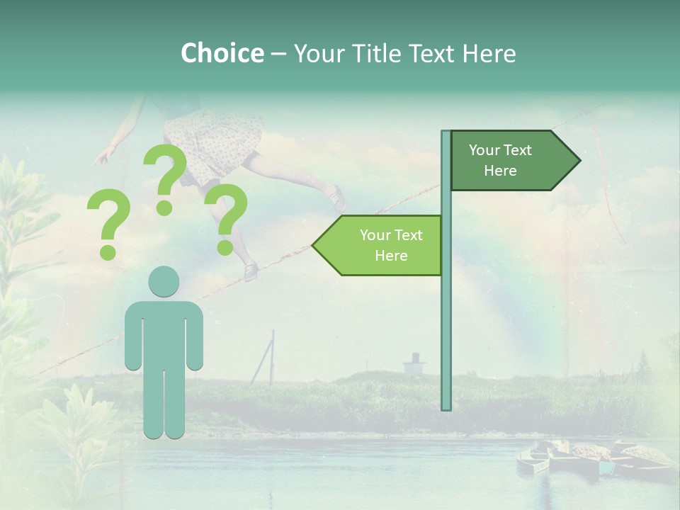 Moisture Cloudscape Clear PowerPoint Template