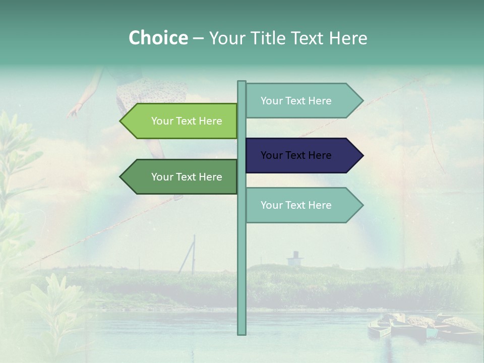 Moisture Cloudscape Clear PowerPoint Template