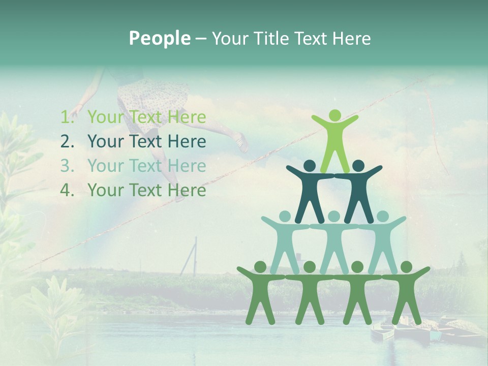 Moisture Cloudscape Clear PowerPoint Template