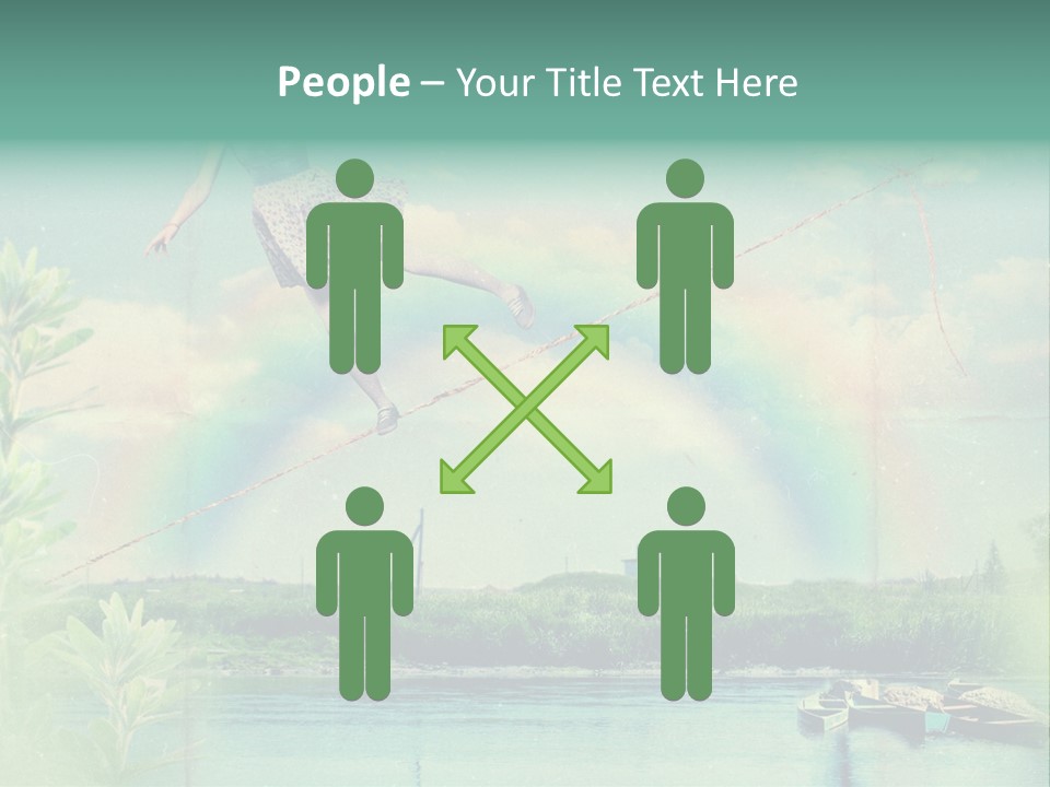 Moisture Cloudscape Clear PowerPoint Template