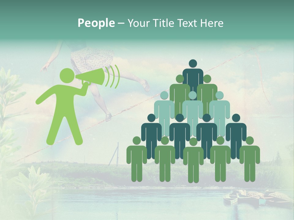 Moisture Cloudscape Clear PowerPoint Template