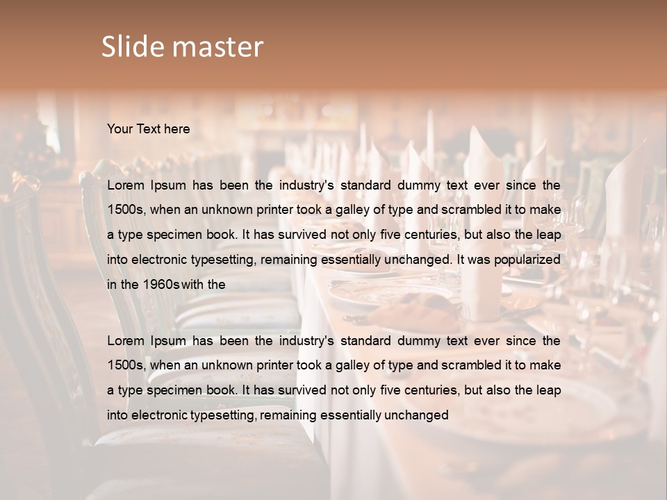 Plate Eat Dining PowerPoint Template