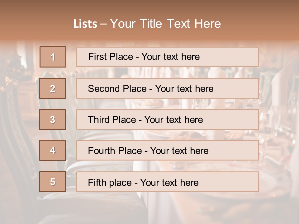 Plate Eat Dining PowerPoint Template