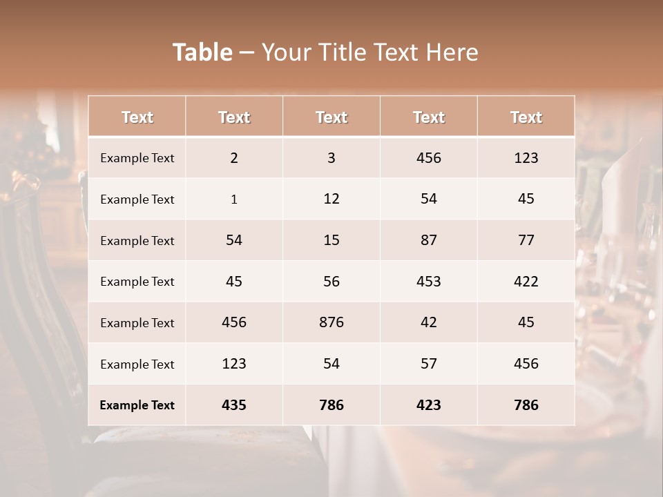 Plate Eat Dining PowerPoint Template