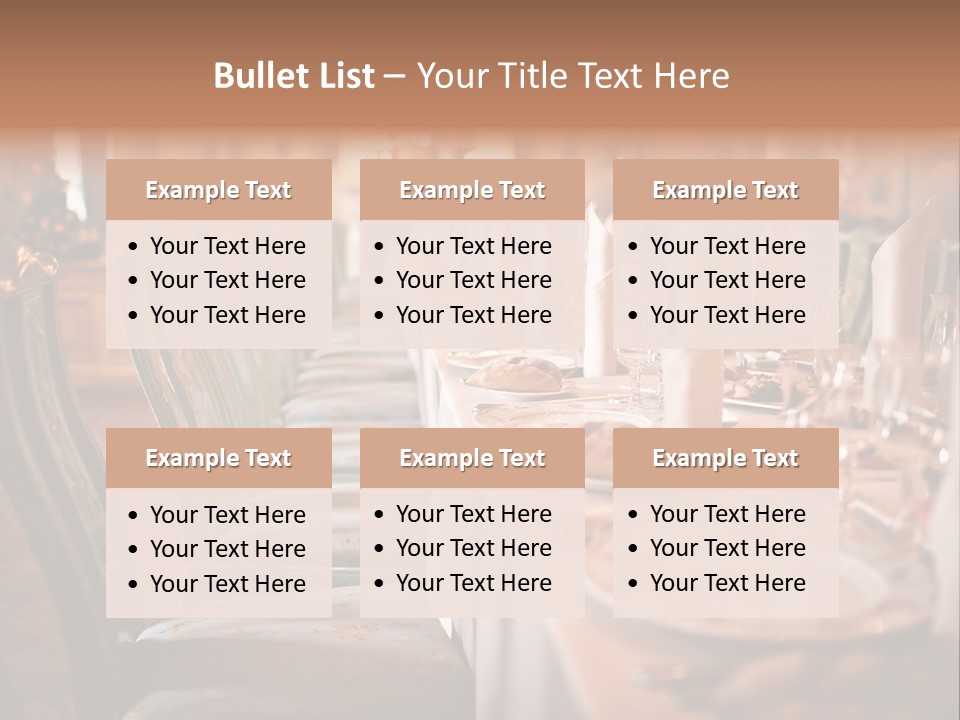Plate Eat Dining PowerPoint Template