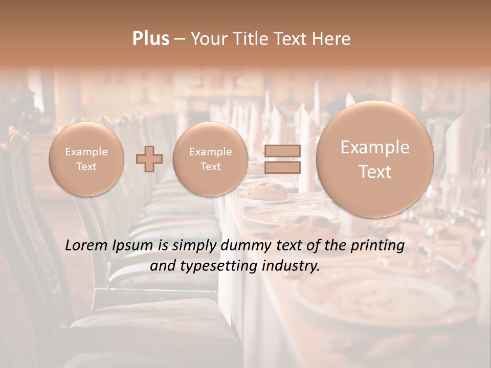 Plate Eat Dining PowerPoint Template