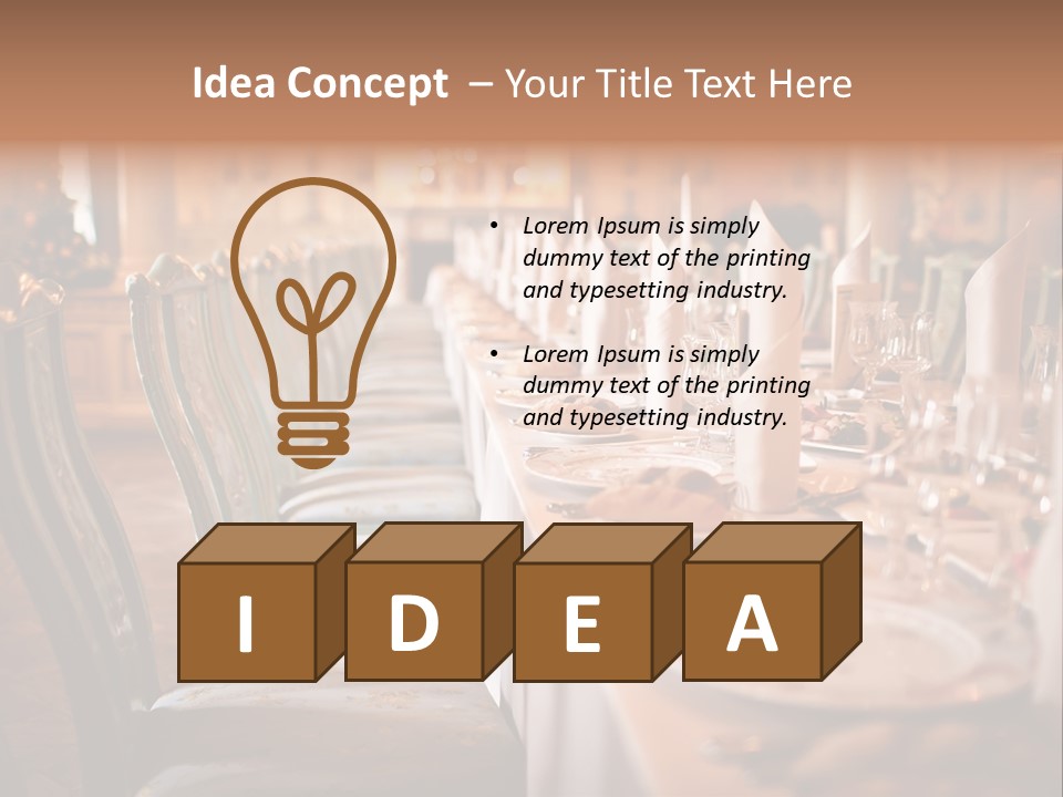 Plate Eat Dining PowerPoint Template