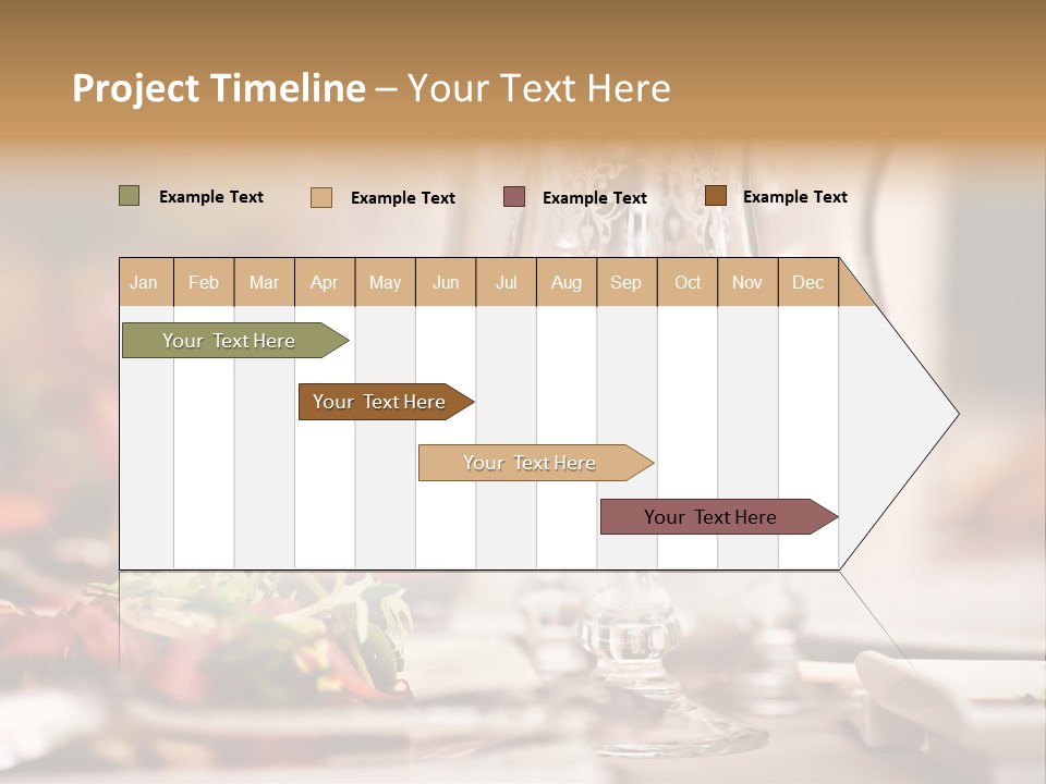 Tablecloth Bright Table PowerPoint Template