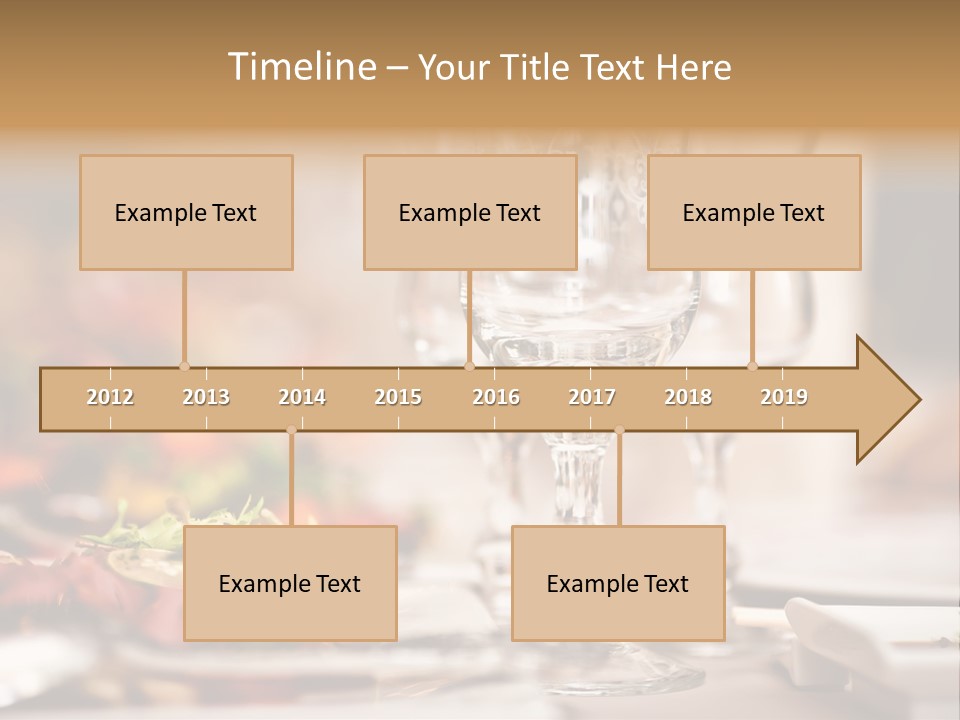 Tablecloth Bright Table PowerPoint Template