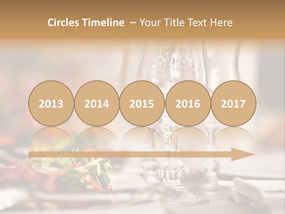 Tablecloth Bright Table PowerPoint Template