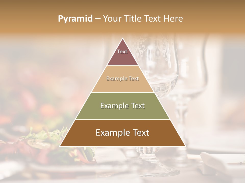 Tablecloth Bright Table PowerPoint Template