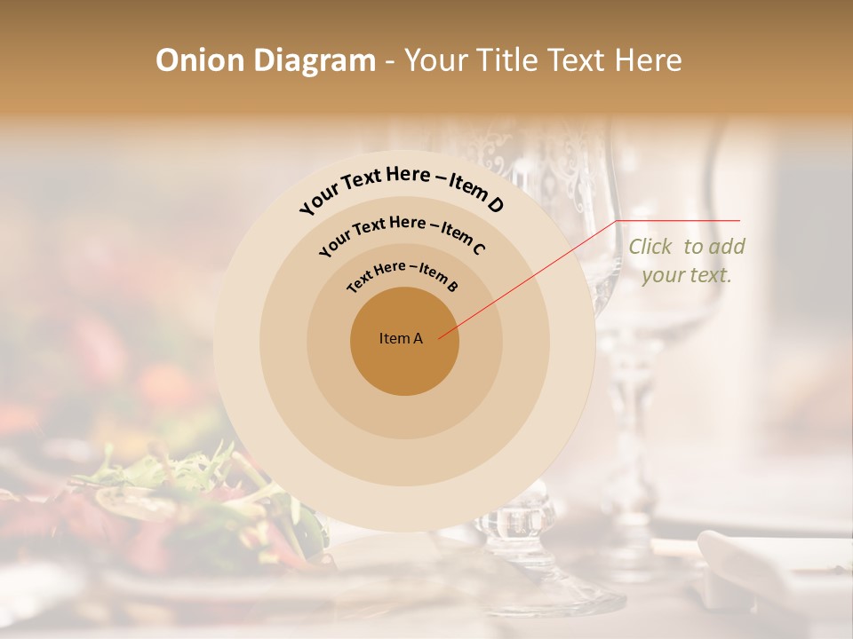 Tablecloth Bright Table PowerPoint Template